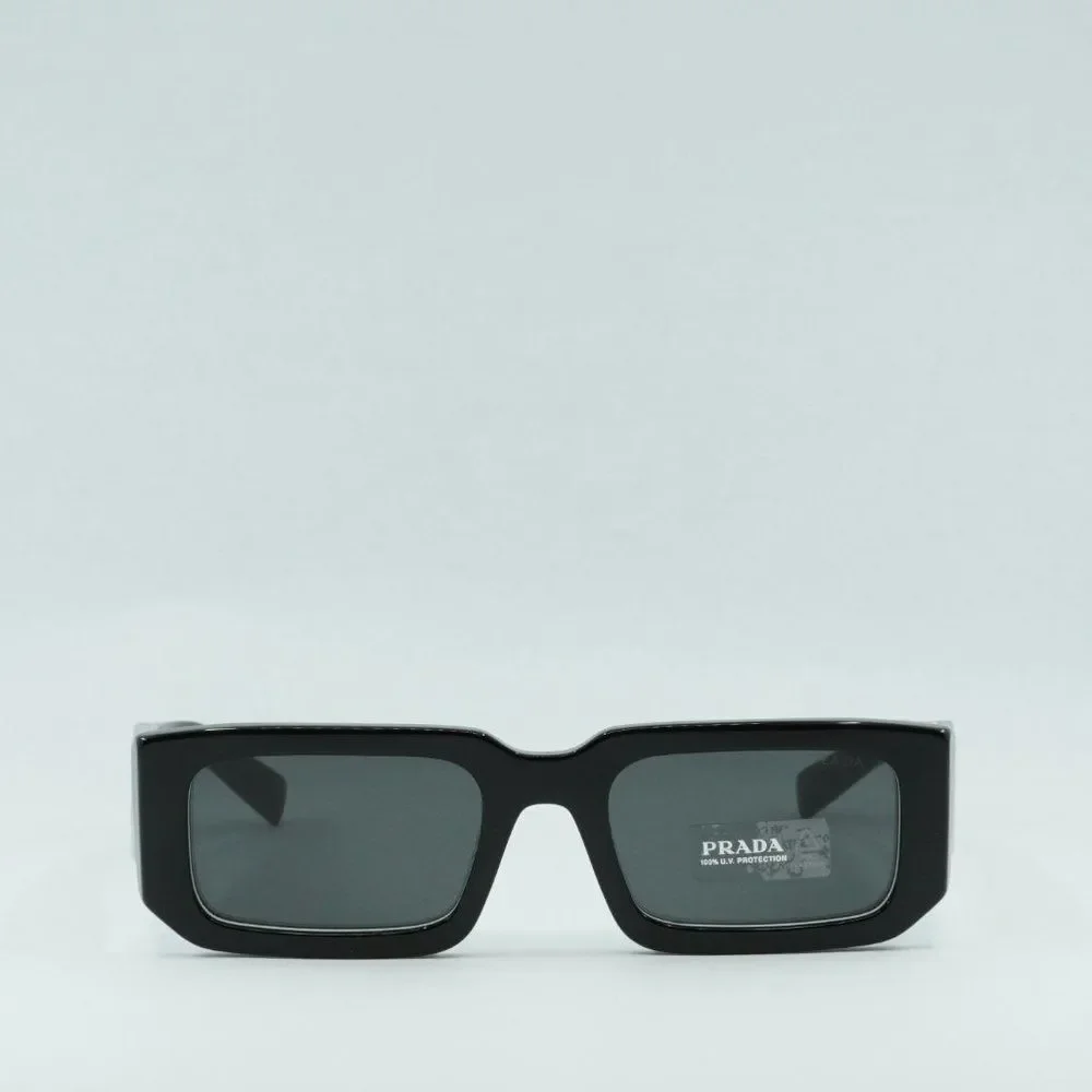 💯 NEW PRADA PR06YS 09Q5S0 BLACK GREY SUNGLASSES - Picture 2 of 13